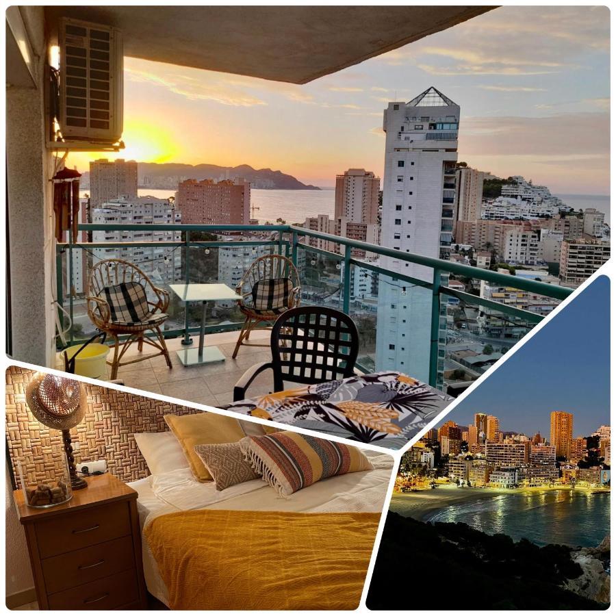 Traveler'S Beach Apartment With Sea View, Free Coffee & Parking เบนิดอร์ม ภายนอก รูปภาพ
